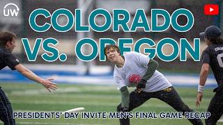 Colorado vs. Oregon Presidents' Day Invite Final Game Recap