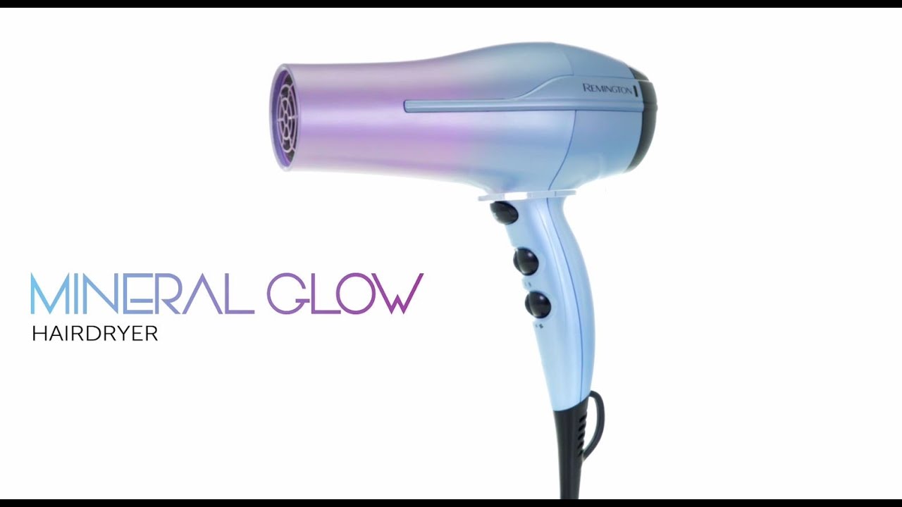 Remington Mineral Glow Hairdryer - D5408 - YouTube