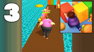 Fat Pusher - Gameplay Walkthrough Part 3 (iOS, Android)