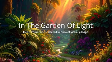 Ambient Music Visualizer • Full Album • 39 Minutes • Psychedelic Visuals • In The Garden Of Light
