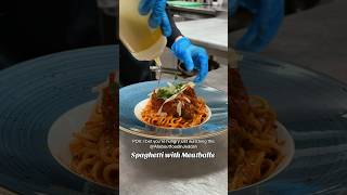 Spaghetti with meatballs | Turn your old spaghetti style to Meaty spaghetti #food #spaghetti #foodie
