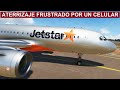 El Celular que detuvo un aterrizaje de Airbus A320 - JetStar 57