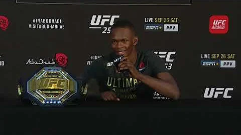 UFC 253: Israel Adesanya Post-fight Press Conference