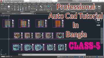 Auto Cad Tutorial in Bangla- MText, Text Style, Hatch, Gradient,etc.[Class-5]