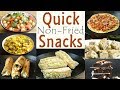 Quick and Healthy Snacks | Non Fried Snack Recipes | Indian Snacks Recipes