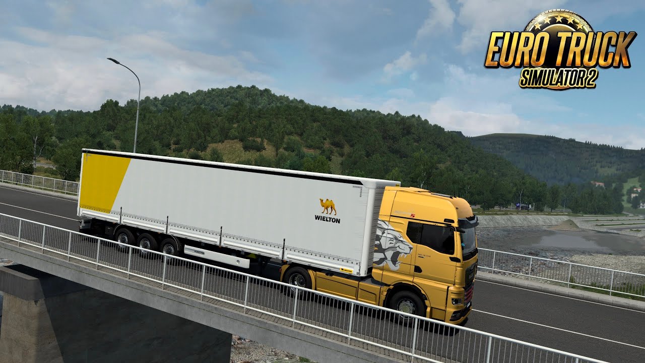 ETS 2 - Salt & Spices from Bosnia to Montenegro | Max2712 MAN TG3 D2676 engine