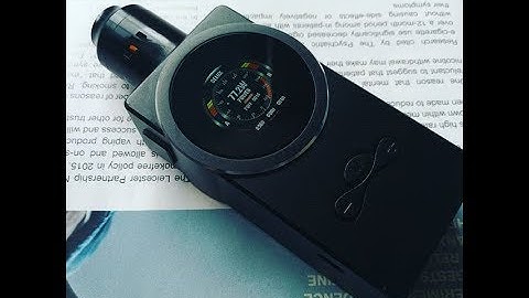 Hugo Vapor Delux 220w TC Box Mod | Color display | Dashboard concept Mod