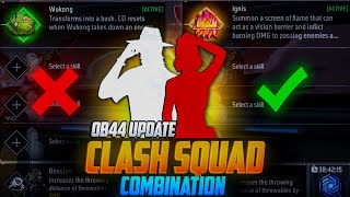 NEW (CLASH SQUAD) SKILL COMBINATION || BEST RUSHER COMBINATION in free fire