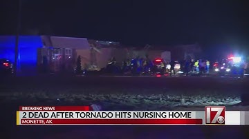 Tornados rip through Arkansas nursing home and Illinois Amazon warehouse