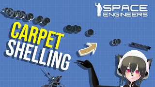 Paradropped Artillery Carpet Shelling, Space Engineers Silly Tactics With Warfare 2 Artillery