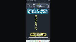 Cách sửa lỗi Text bị quay ngược trong Autocad #truongngocdat #autocad #autocadtips #tuhocautocad