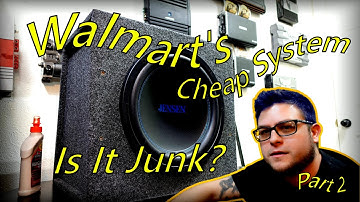 How to put together Sub Box From Walmart The 250$ Best And Complete Cheapest Walmart System (Part2)