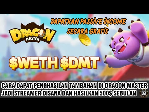 DAPATKAN PENGHASILAN TAMBAHAN DENGAN MAIN NFT GAME DRAGON MASTER SECARA GRATIS TANPA MODAL !! 😱