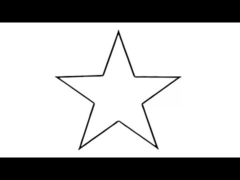 Video: Hur Man Ritar En Femkantig Stjärna
