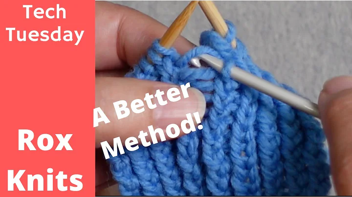 Fixing Mistakes: EASIEST Method for Laddering Up a Column of Twisted Stitches // Technique Tuesday