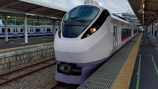 【回9424M】E657系K19編成のKY入場回送が勝田駅2番線を発車