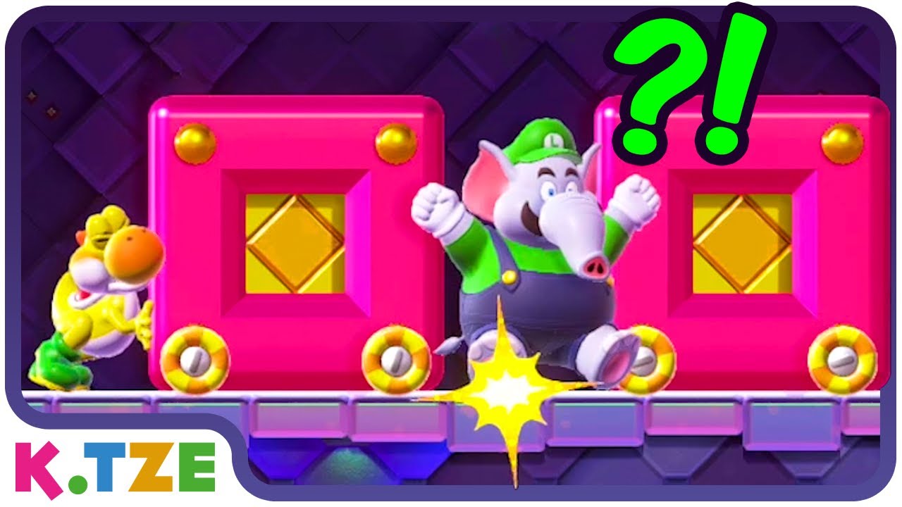 Yoshi zerquetscht Luigi 😩😂 Super Mario Bros. Wonder 2 Spieler | Folge 9