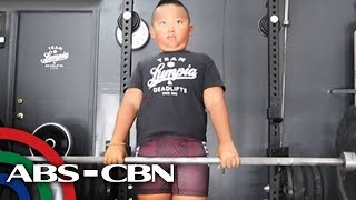 7-anyos Fil-Am isa nang competitive power lifter | TV Patrol