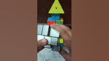 mirror cube super beat #cube #cubing #cubeonbeat #rubikscube #fastcube #cubeart #cubelelo #viral