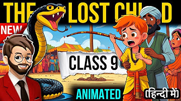 The Lost Child Class 9 | Animated | Full ( हिंदी में ) Explained |the lost child by mulk raj anand