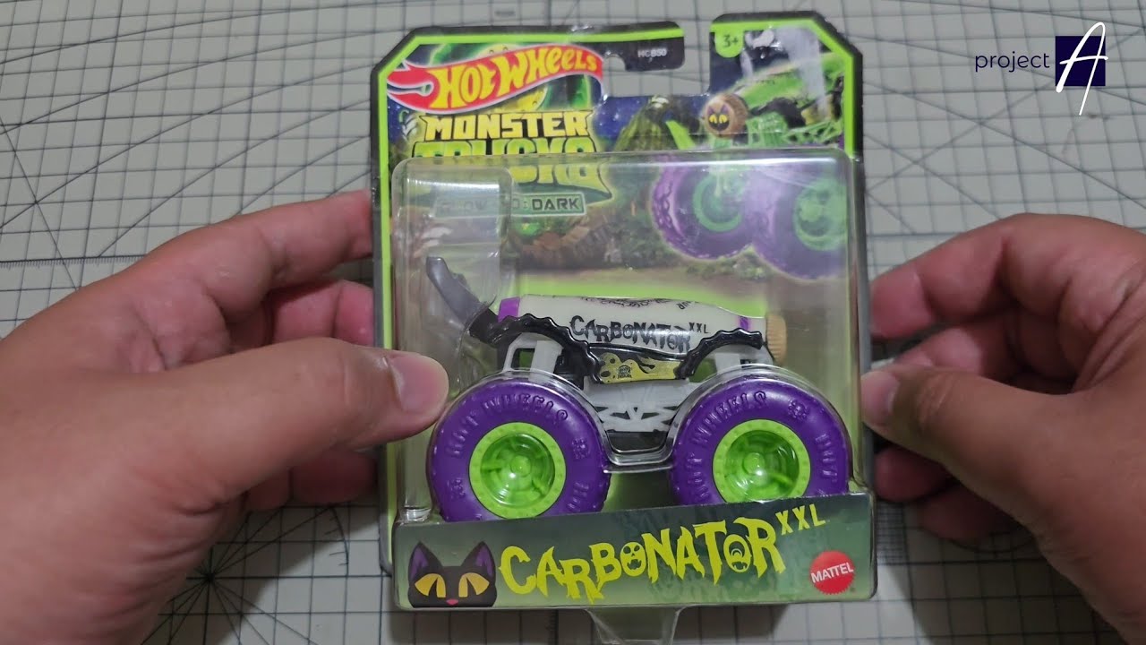 Carbonator - Hot Wheels Monster Truck Glow in the Dark