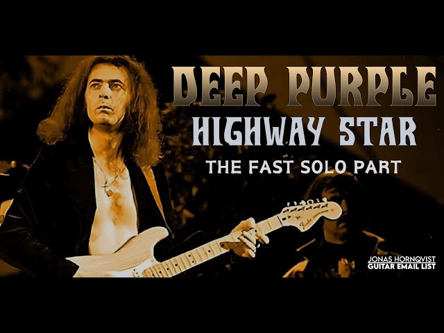 Deep Purple - Highway star (fast solo part) - YouTube