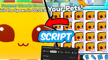 [🌸SUMMER] Pet Simulator X! 🐾 | PSX Hack Script GUI : Auto Farm, Infinite Money! WORKING ON MOBILE/PC