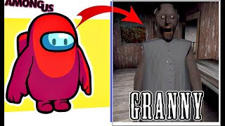 Granny Is Among Us! أمونغ أس granny is amongus |جراني تحديث الجديد|horror game|grany garnny screenshot 5