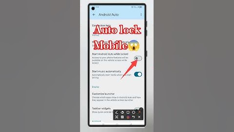 🔥 Run Android Auto 🔓"🔑 Even When Locked! #shorts