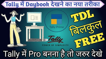 Daybook Columnar Report In Tally Prime | Tally Prime Daybook