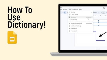 How to Use Dictionary in Google Slide [easy]
