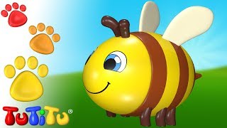 bee and other animals toys learn animals names with tutitu