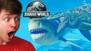 FIRST WATER BATTLE ROYALE! - Jurassic World Evolution 3