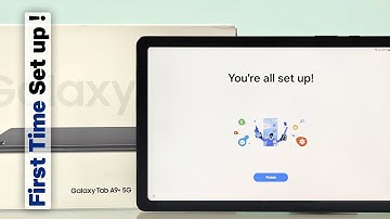 Samsung Galaxy Tab A9 1st Time Setup for Beginner