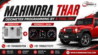 **Mahindra Thar 2025 Odometer Programming via OBD2 + Bench