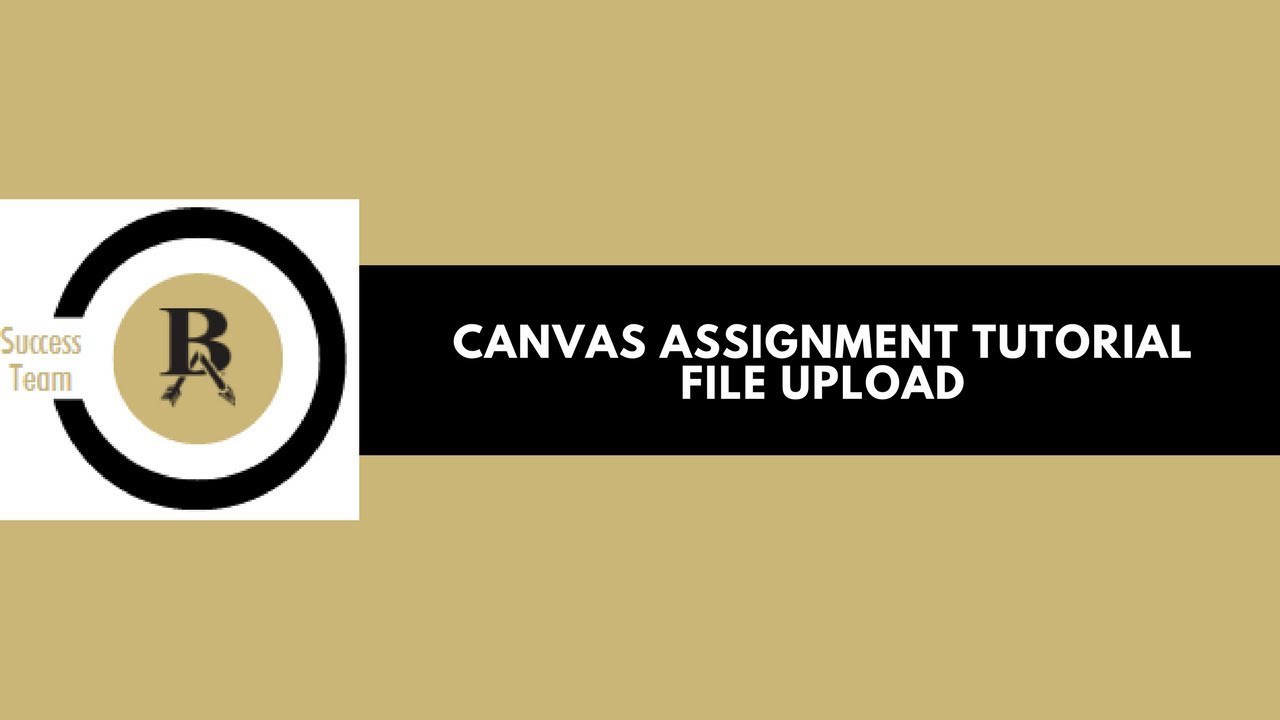 how to upload assignment on canvas