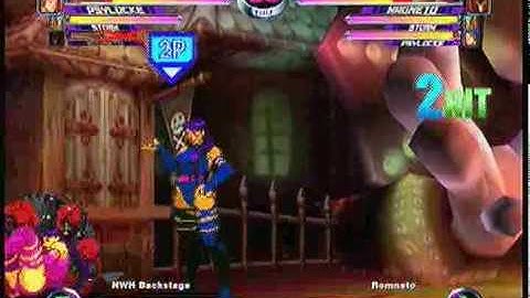 MvC2 Online (360): NWH Backstage (MSP) vs Brett (MSP) 9 .:12.9.09:.
