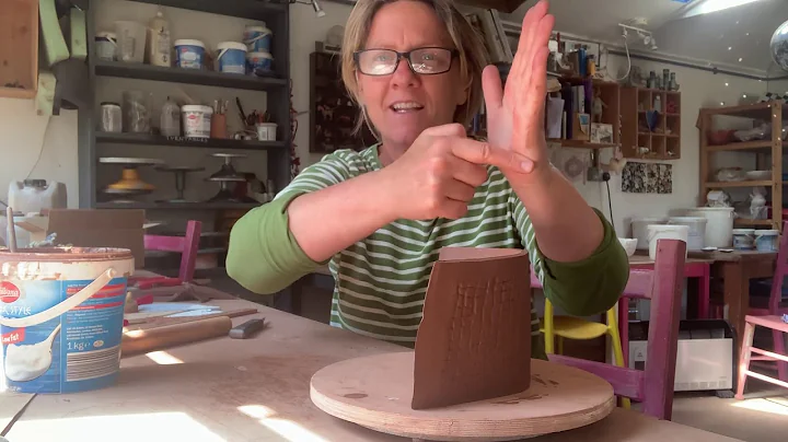 How to make a slab mug the quick way! Home Pottery...