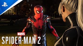 Stark Suit to Iron Spider Nanotech Suit Transformation in Marvel's Spider-Man 2 PS5