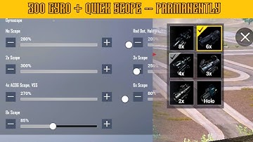 300 Gyro + Quick Scope without Changing Controls in Pubg Mobile Lite