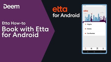 How to Book with Etta for Android | Deem