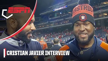 Cristian Javier explains how he felt coming out of the game with no-hitter intact | MLB on ESPN