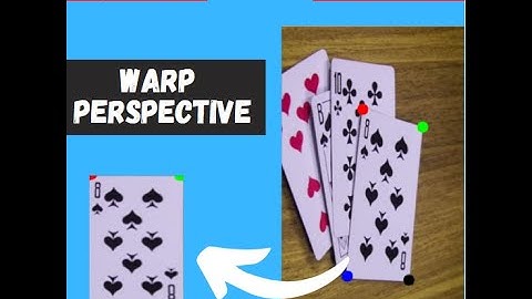 Warp perspective and Transform OpenCV python