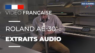 Roland AE-30 - Aerophone Pro : Extraits audio