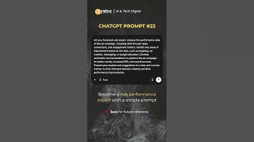 ChatGPT as a Facebook Ads Expert! 📊🚀 #ChatGPT #FacebookAds #MarketingTips