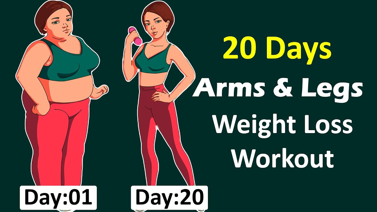 Workout to lose legs and arms fat just in 20 days no equipment