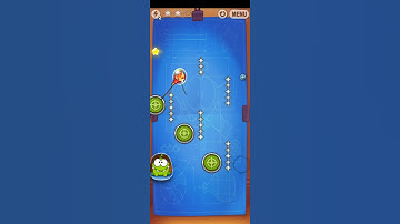 Cut The Rope Experiments Shooting the Candy 3 stars walkthrough LEVEL 2-9