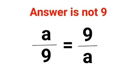 a/9÷9/a The answer is not 9. Many got it wrong!  Ukraine Math Test #math #percentages #ukraine