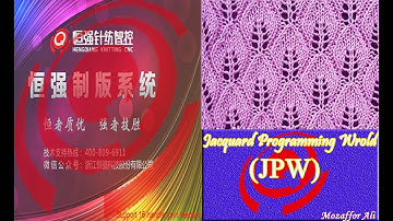 How to Make Spinach Pointal Stitch As Picture In Jacquard Machine   HQPDS Software..