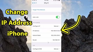 How To Change IP Address On iPhone iOS Mobile Phones 2023